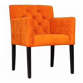 Кресло Денди с английской утяжкой, оранжевый - Фото предпросмотра