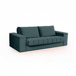 Verona диван-кровать прямой велюр зеленый - Фото предпросмотра