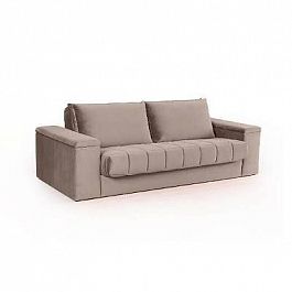 Verona диван-кровать прямой велюр бежевый - Фото предпросмотра