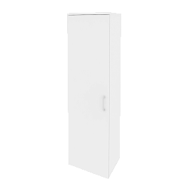 Onix Гардероб узкий (левое исполнение) O.GB-1 (L) Белый бриллиант 560*420*1977 - Фото предпросмотра