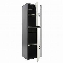 Шкаф металлический для документов AIKO "SL-150/2ТEL" ГРАФИТ, 1490х460х340 мм, 36 кг, S10799152902 - Фото предпросмотра