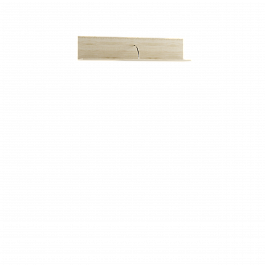"Ливорно" Полка навесная ЛН-2 дуб сонома - Фото предпросмотра