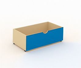 Ящик выкатной ДЯ-2М синий - Фото предпросмотра