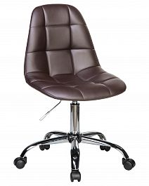 Офисное кресло для персонала DOBRIN MONTY (коричневый) - Фото предпросмотра