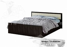 "Фиеста" кровать 1,6м LIGHT (1750х750х2032) венге/лоредо - Фото предпросмотра