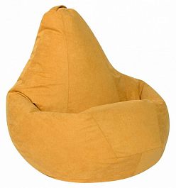 Кресло-мешок Желтый Велюр XL - Фото предпросмотра