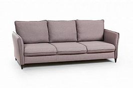 Hans диван-кровать прямой с подлокотниками рогожка серый - Фото предпросмотра
