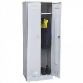 Шкаф металлический для одежды двустворчатый 1860*600*500 сварной МГ - Фото предпросмотра