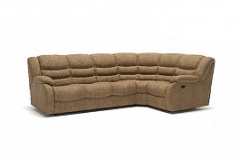 Ridberg диван-кровать угловой замша бежевый - Фото предпросмотра