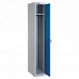 Шкаф металлический для одежды ШРС-11-300, односекционный, 1850х300х500мм, 17 кг, разборный - Фото предпросмотра