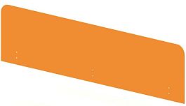 Экраны для столов "Настольные защитные экраны «Лайт»"  ПК-ЛТ-ЭКР130Х33-В2-171 оранжевый - Фото предпросмотра