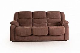 Ridberg 2 диван-кровать прямой велюр шоколад - Фото предпросмотра