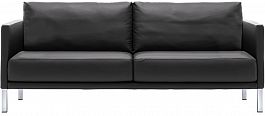 М-39 Левис 3-х местный диван (201*80*86) Орегон 16 черный "Мягкая мебель для кабинета" ТК-001812000237 черный - Фото предпросмотра