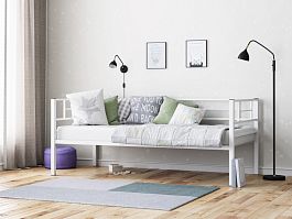 Кровать односпальная "Лорка" белый - Фото предпросмотра