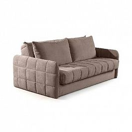 Verona compact диван-кровать прямой велюр бежевый - Фото предпросмотра