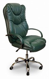 Кресло для руководителя Лорд КВ-15-131112 зеленое - Фото предпросмотра