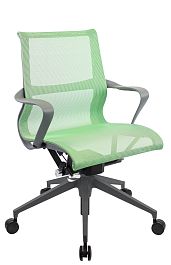 Кресло Everprof Chicago Grey Сетка Зеленый - Фото предпросмотра