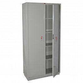 Шкаф металлический для документов КБС-10, (1850х880х390 мм; 90 кг), 2 отделения, сварной - Фото предпросмотра