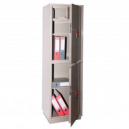 Шкаф металлический для документов КБС-032Т, 1550х470х390 мм, 48 кг, 2 отделения, сварной - Фото предпросмотра
