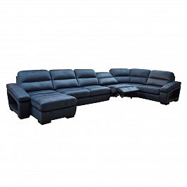 Угловой диван "Линкольн" реклайнер - Фото предпросмотра